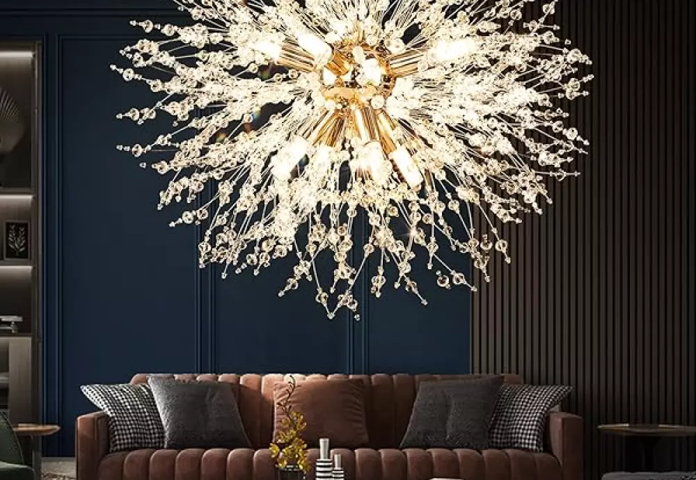 brass crystal chandelier