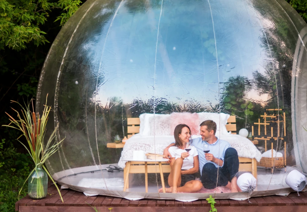 large bubble tent