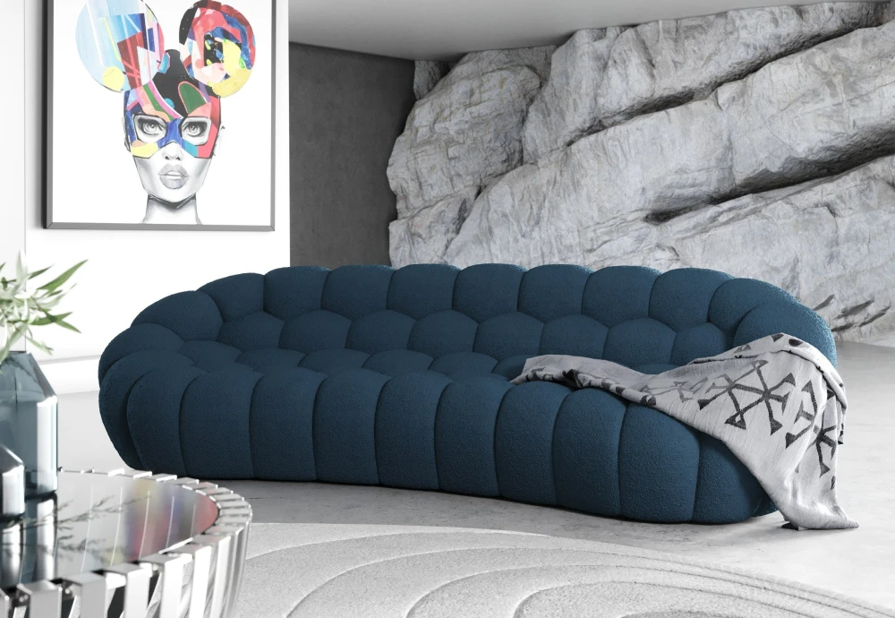 blue bubble sofa