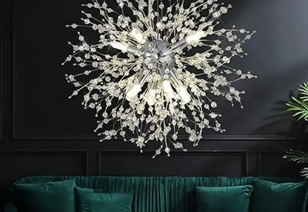 round globe chandelier