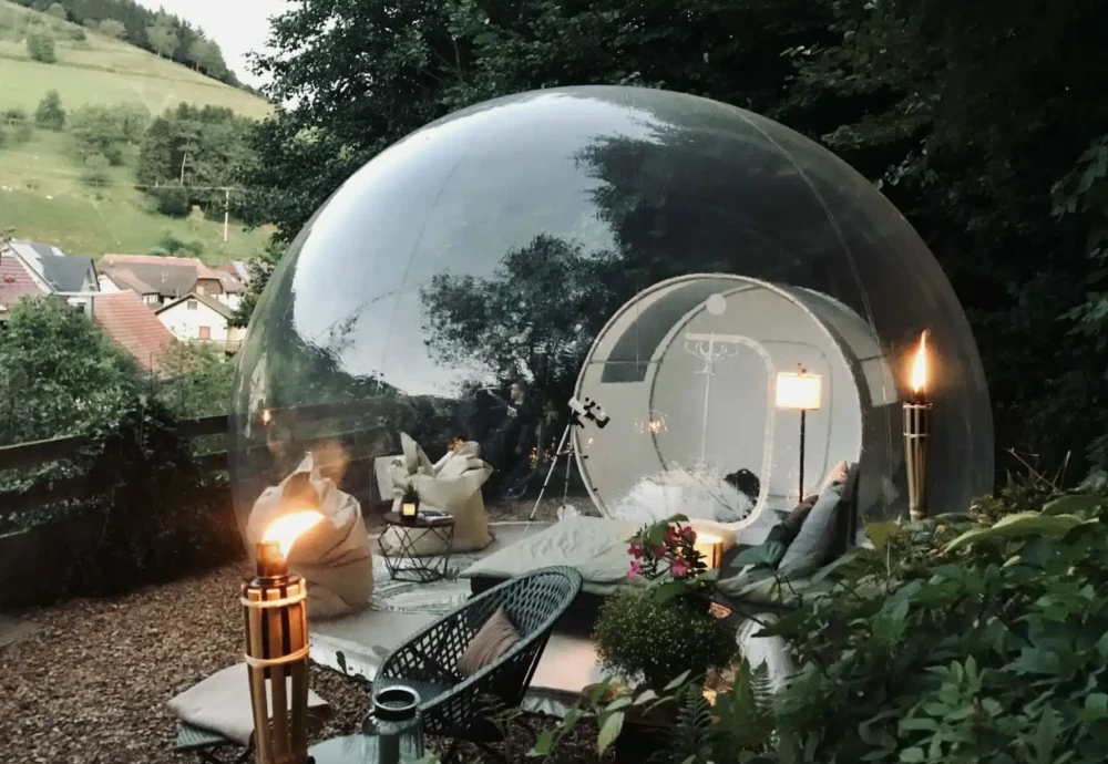 how to use a bubble tent