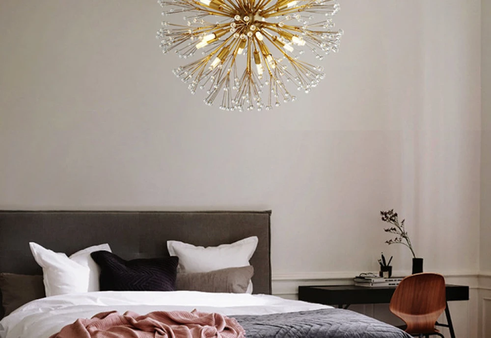 large crystal chandelier